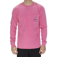 Madras Golf Cart Long Sleeve Tee in Crunchberry by Country Club Prep - Country Club Prep