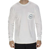 Madras Golf Cart Long Sleeve Tee in White by Country Club Prep - Country Club Prep