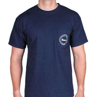 Madras Golf Cart Tee Shirt in Navy by Country Club Prep - Country Club Prep