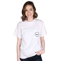 Madras Golf Cart Tee Shirt in White by Country Club Prep - Country Club Prep