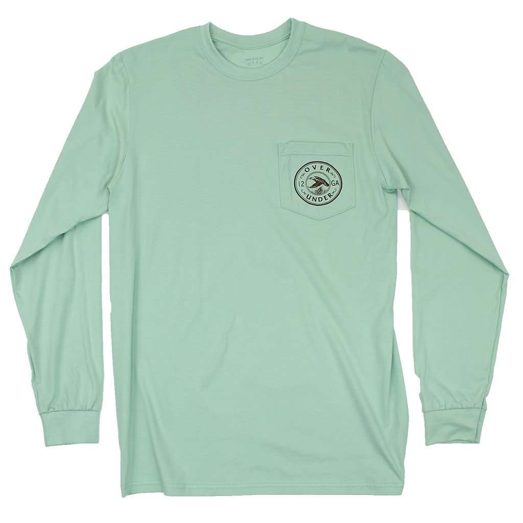 Mallard Shoot Long Sleeve Tee in Green Tea by Over Under Clothing - Country Club Prep