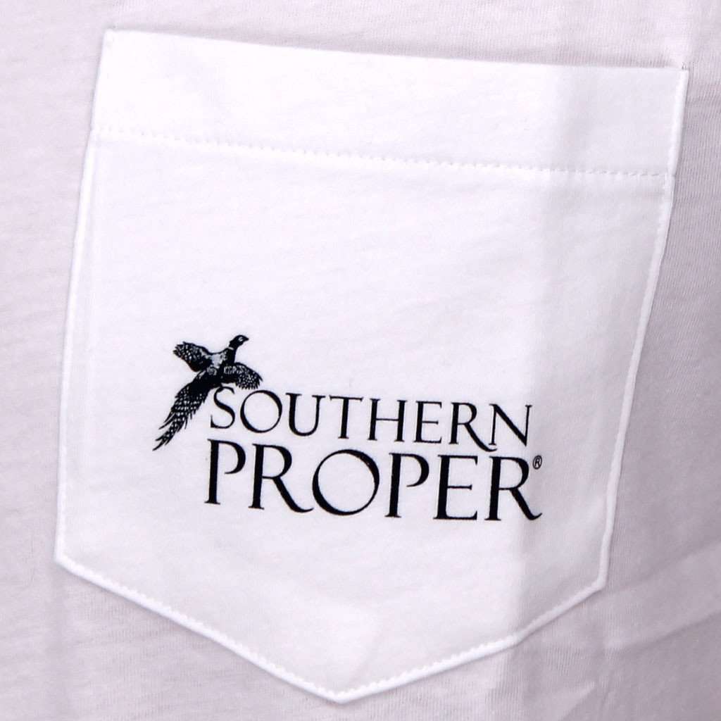 Mark of a Gentleman Tee in White by Southern Proper - Country Club Prep