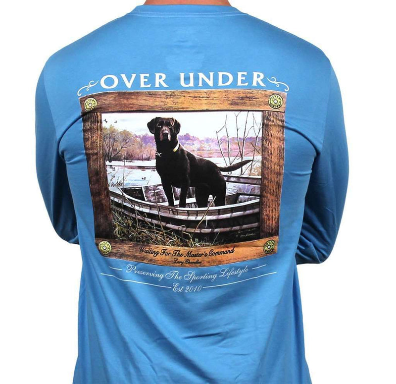 Master's Command Tee in Light Blue by Over Under Clothing - Country Club Prep
