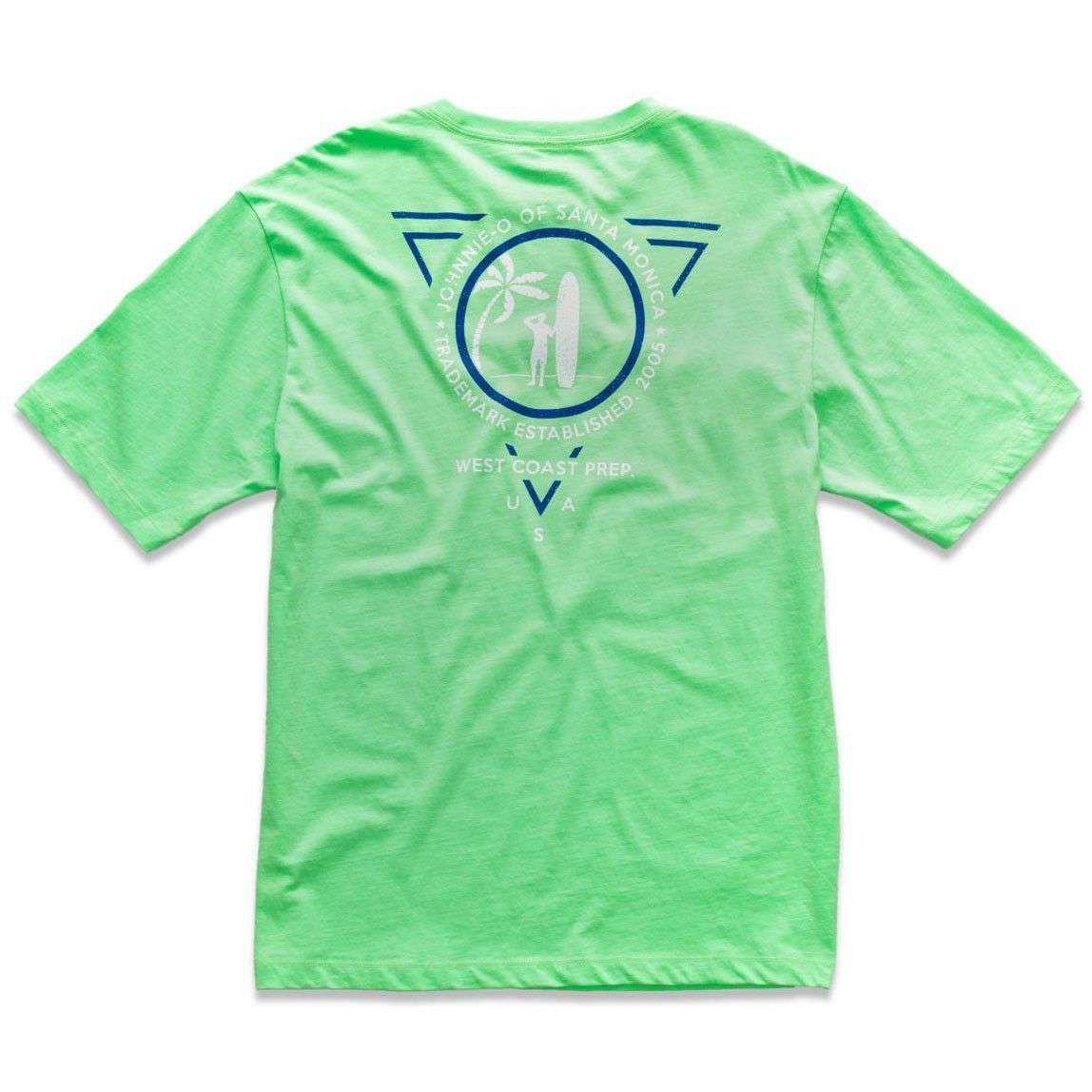 Men's Scope Graphic Tee in Bright Mint by Johnnie-O - Country Club Prep