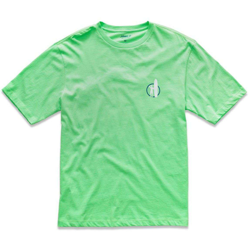 Men's Scope Graphic Tee in Bright Mint by Johnnie-O - Country Club Prep