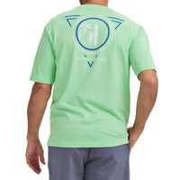 Men's Scope Graphic Tee in Bright Mint by Johnnie-O - Country Club Prep