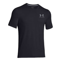 Men's UA Charged Cotton® Sportstyle Tee in Black by Under Armour - Country Club Prep