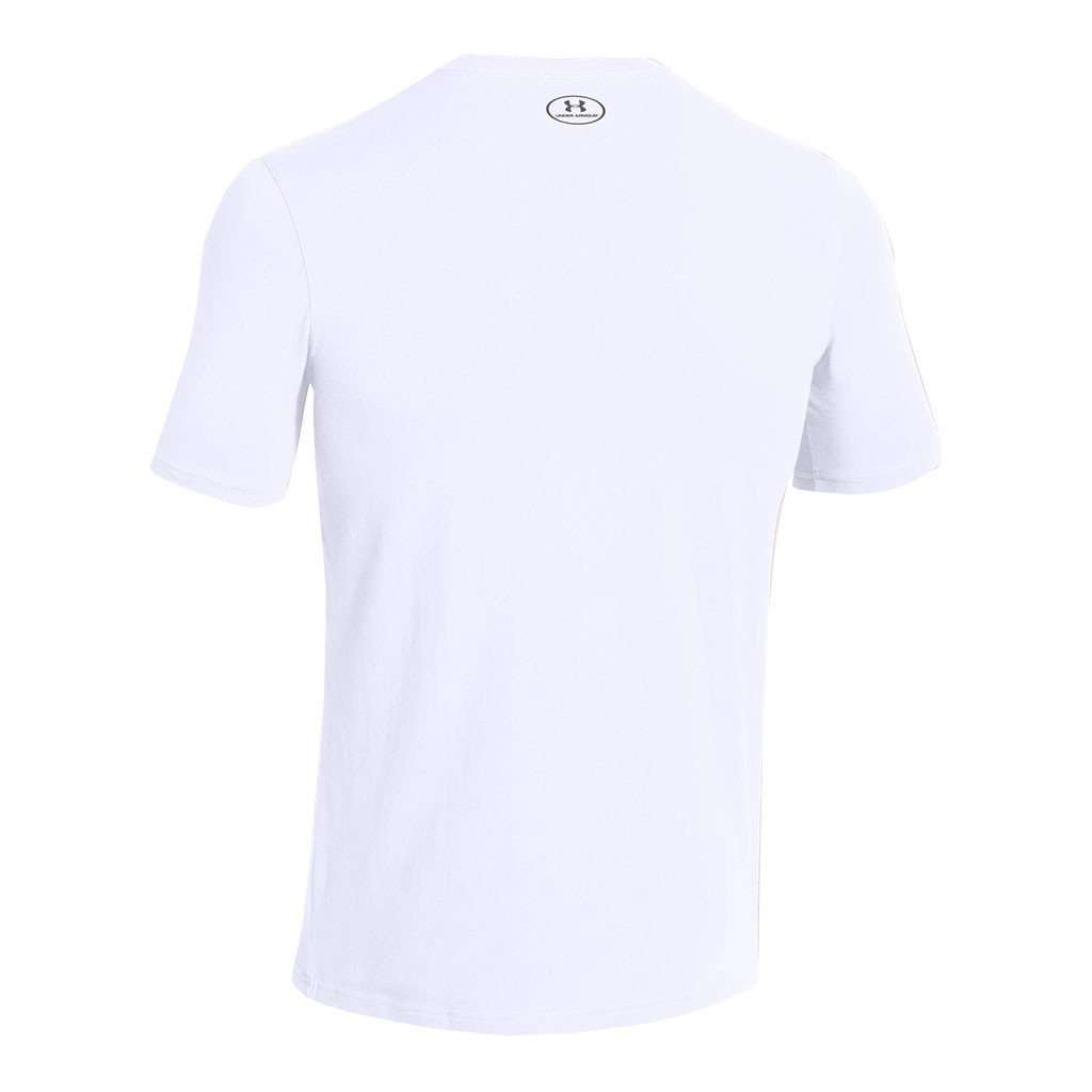 Men's UA Charged Cotton® Sportstyle Tee in White by Under Armour - Country Club Prep