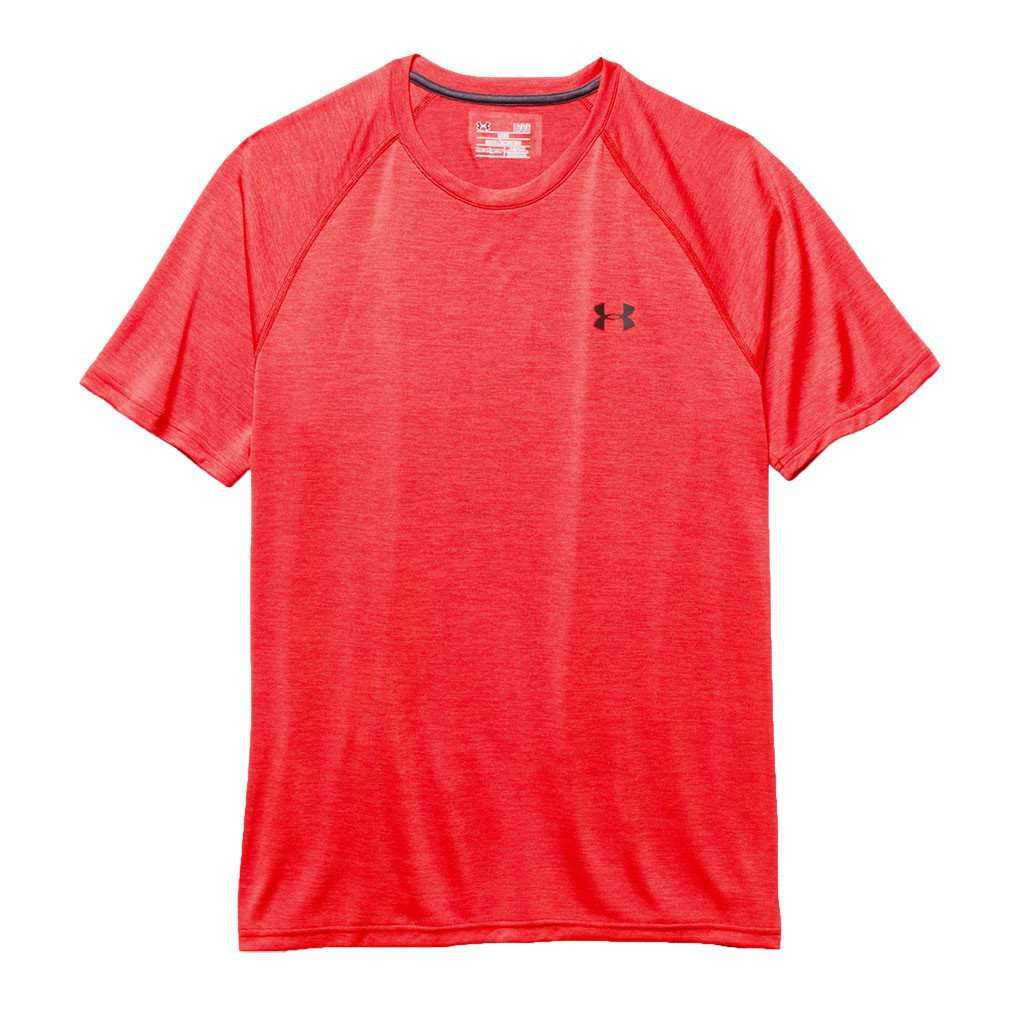 Men's UA Tech™ Short Sleeve T-Shirt in Red by Under Armour - Country Club Prep