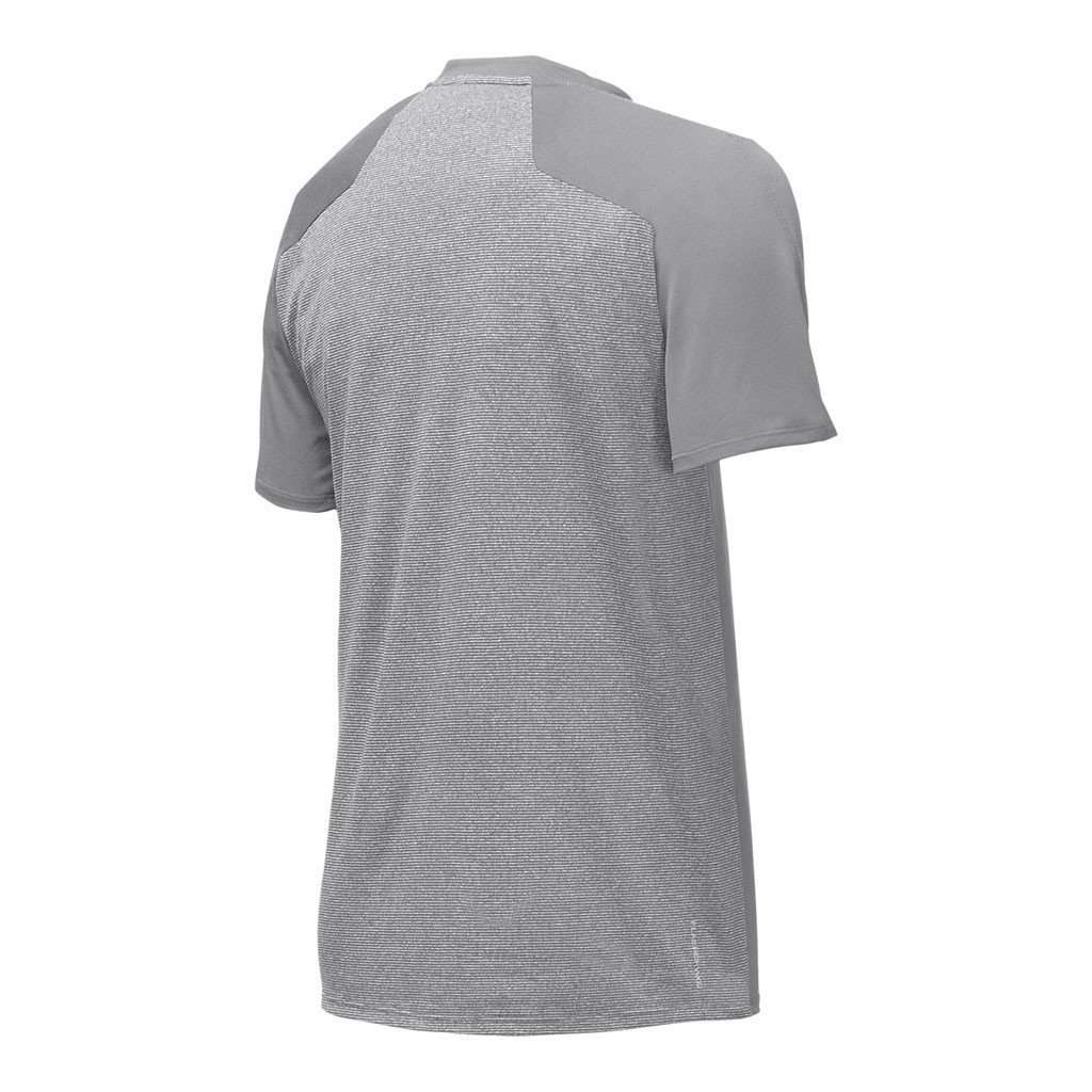 Men's Versitas Short Sleeve Crew Tee in Mid Grey by The North Face - Country Club Prep