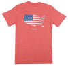 Merica Short Sleeve Pocket Tee in Adobe Red by Rowdy Gentleman - Country Club Prep