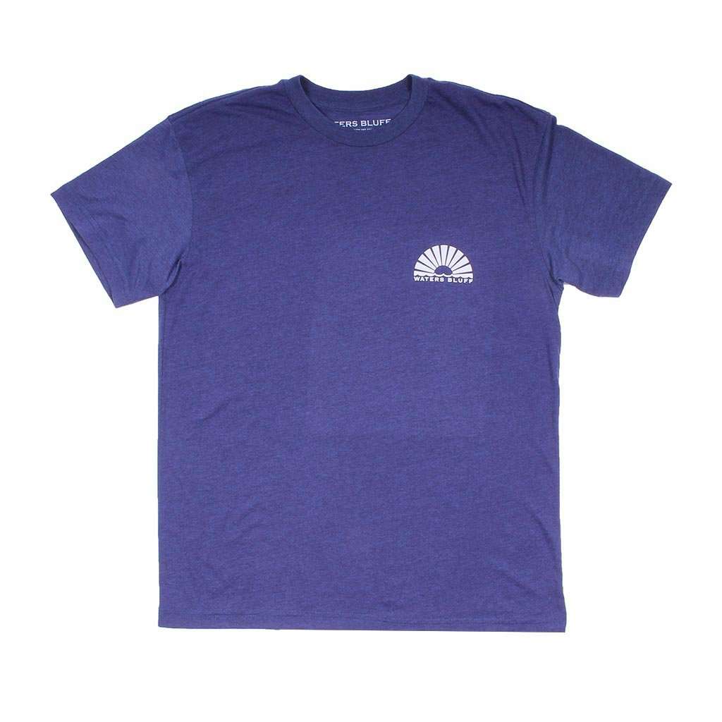 Midnight Tower Tee in Navy by Waters Bluff - Country Club Prep