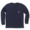 Mountain Daze Long Sleeve Tee Shirt in Indigo by The Southern Shirt Co. - Country Club Prep