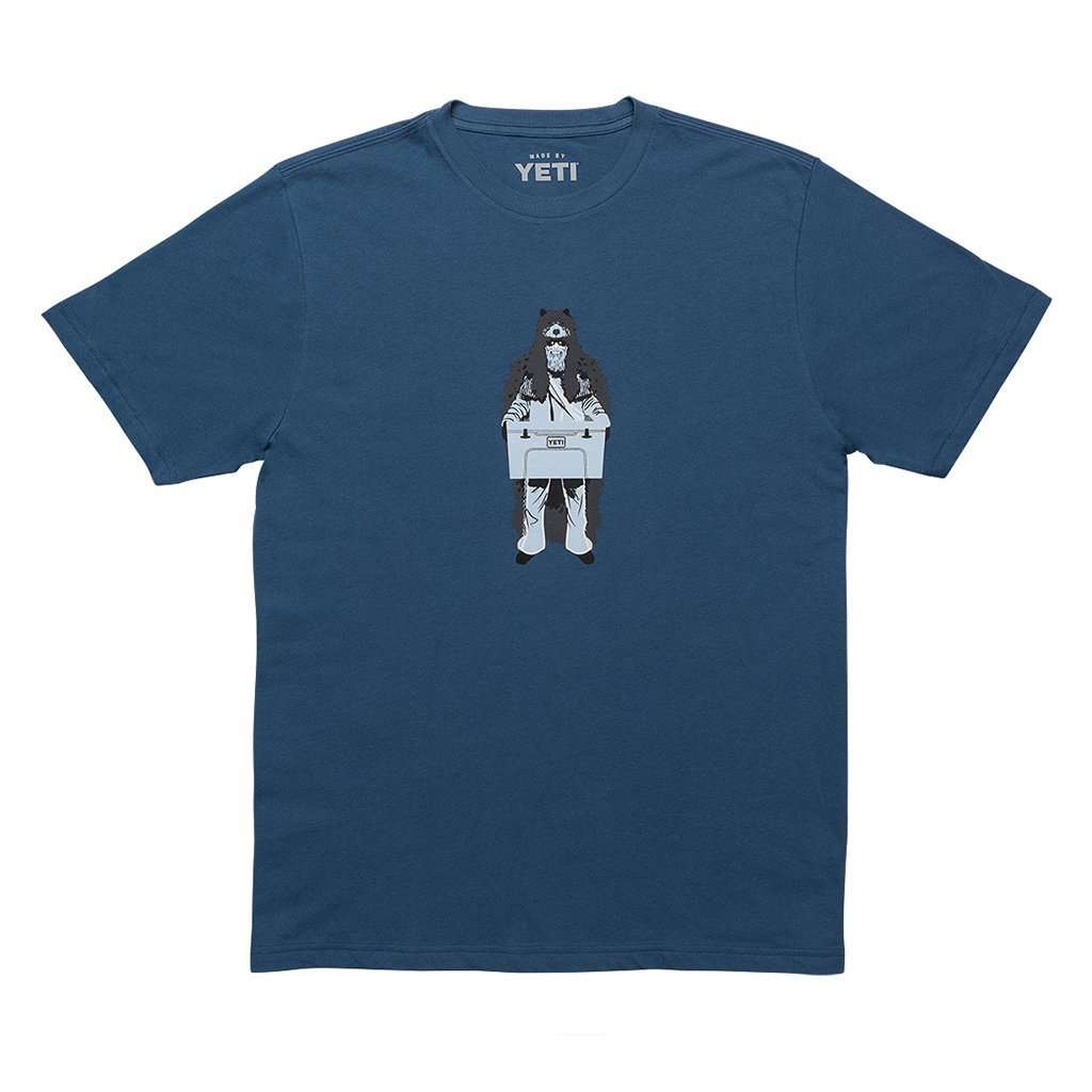Mountain Man T-Shirt in Denim by YETI - Country Club Prep