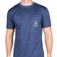 Not Made In China Tee in Navy by Over Under Clothing - Country Club Prep