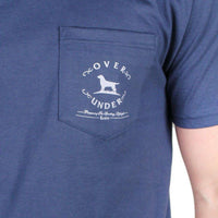 Not Made In China Tee in Navy by Over Under Clothing - Country Club Prep