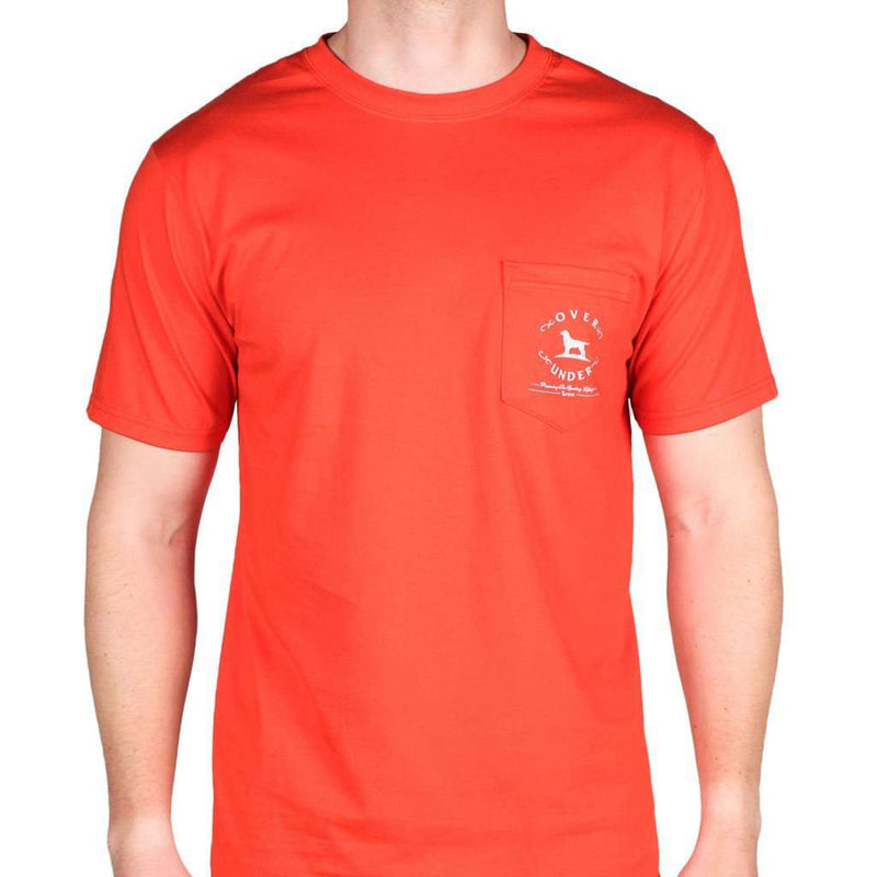 Not Made In China Tee in Regatta Red by Over Under Clothing - Country Club Prep
