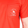 Not Made In China Tee in Regatta Red by Over Under Clothing - Country Club Prep