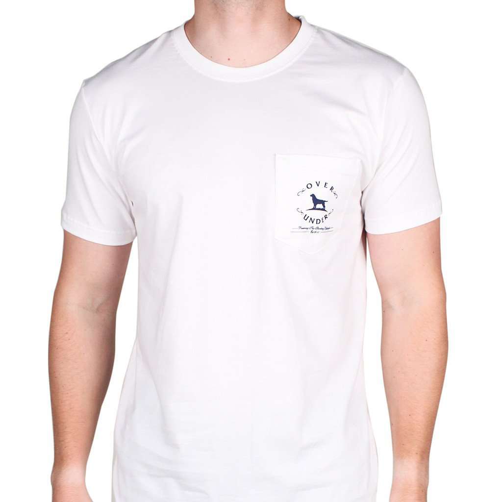 Not Made In China Tee in White by Over Under Clothing - Country Club Prep