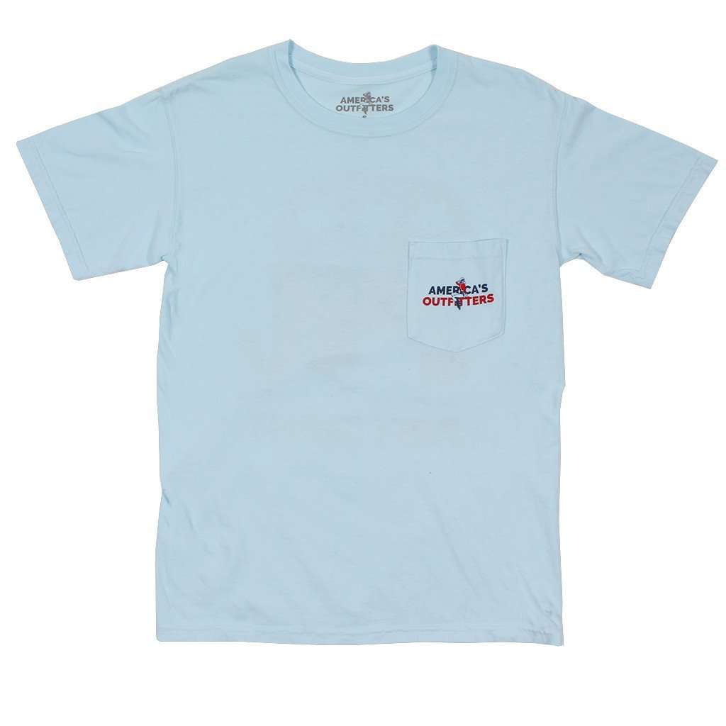 Not Politically Correct Tee in Chambray by America's Outfitters - Country Club Prep