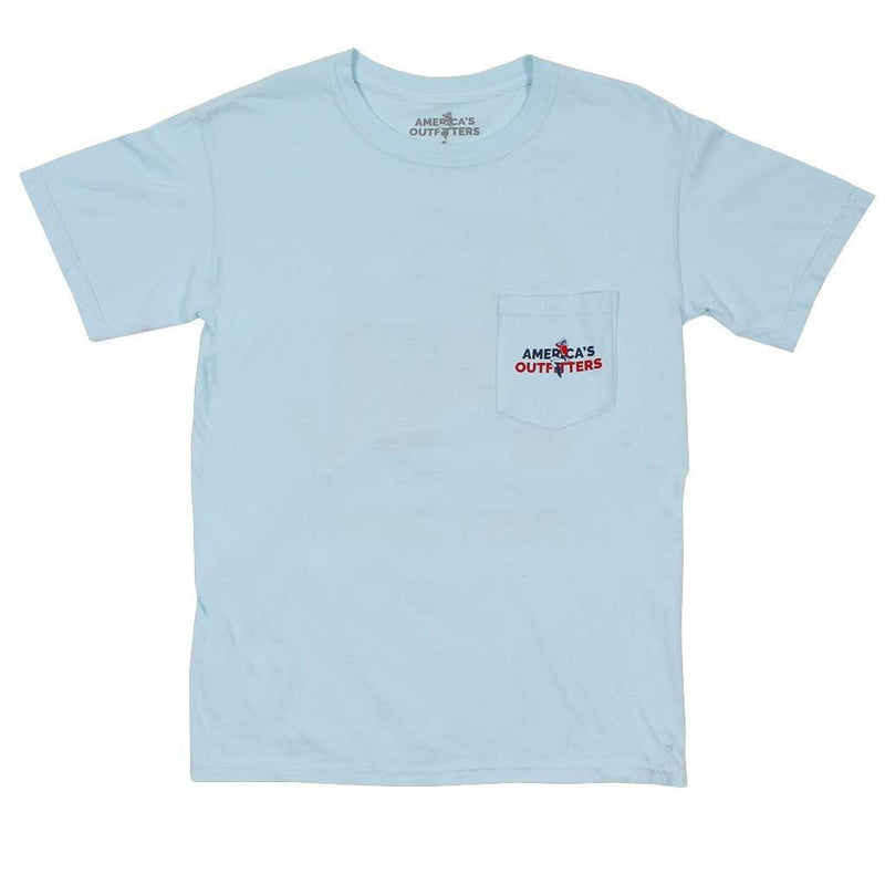 Not Politically Correct Tee in Chambray by America's Outfitters - Country Club Prep