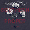 Nothing Says Southern (Like Southern Proper) Long Sleeve Tee in Navy by Southern Proper - Country Club Prep
