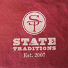 OK Norman Long Sleeve T-Shirt in Crimson by State Traditions - Country Club Prep