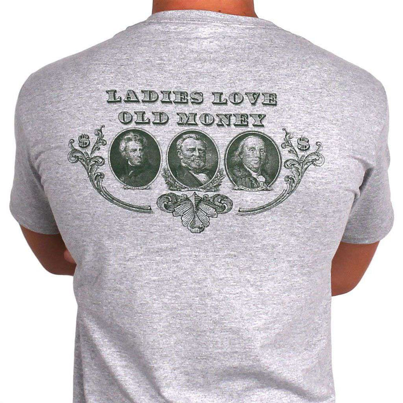 Old Money Tee in Light Steel by So Fr@ - Country Club Prep