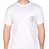 Old School Woody Surfboard Beach Tee in White by Castaway Clothing - Country Club Prep