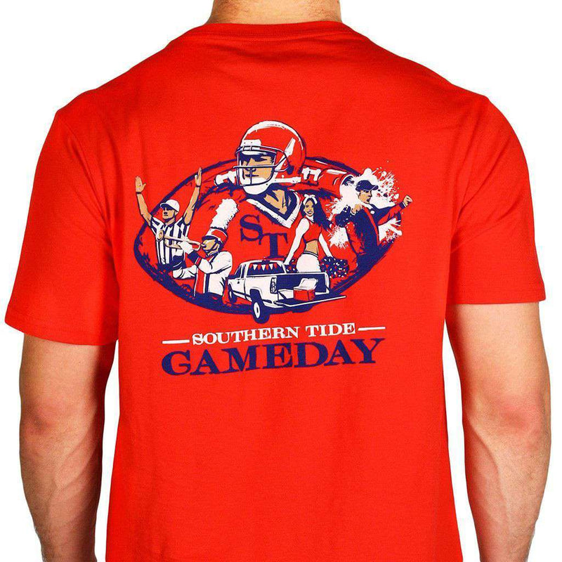 Ole Miss Gameday Tee in Varsity Red by Southern Tide - Country Club Prep