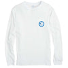 On The Fly Long Sleeve Tee in Classic White by Southern Tide - Country Club Prep