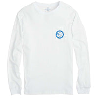 On The Fly Long Sleeve Tee in Classic White by Southern Tide - Country Club Prep