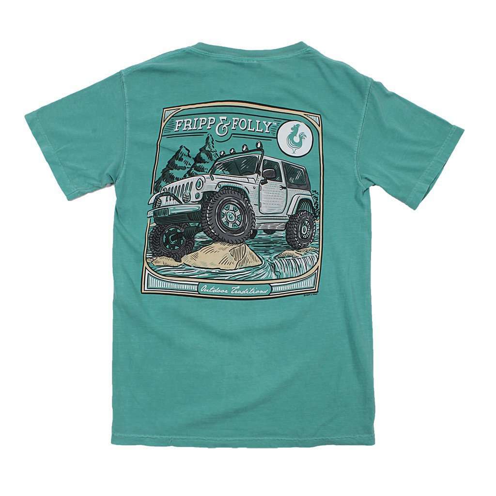 On the Rocks Tee in Seafoam by Fripp & Folly - Country Club Prep