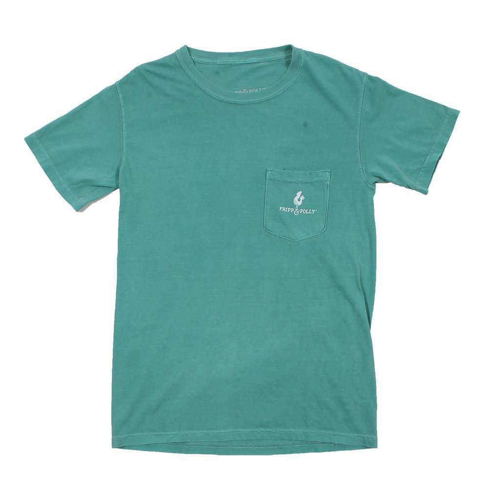 On the Rocks Tee in Seafoam by Fripp & Folly - Country Club Prep