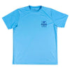 Original Logo Performance Tee in Electric Blue by Southern Point Co. - Country Club Prep