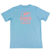 Original Logo Tee in Aqua Blue by Southern Point Co. - Country Club Prep