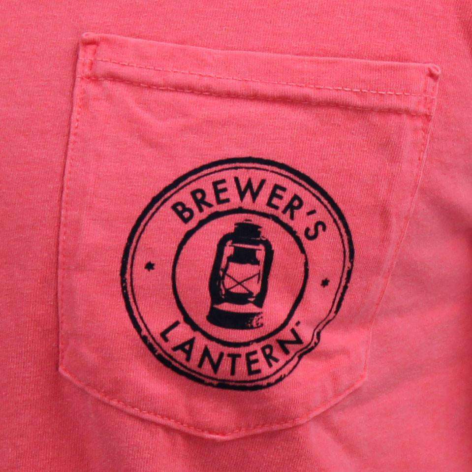 Original Logo Tee in Watermelon by Brewer's Lantern - Country Club Prep