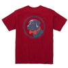 Original Logo Tee Shirt in Madras Red by Southern Proper - Country Club Prep