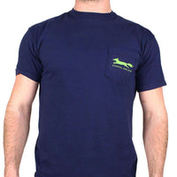 Original Logo Tee Shirt in Navy by Country Club Prep - Country Club Prep