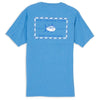 Original Skipjack Tee in Heathered Blue by Southern Tide - Country Club Prep