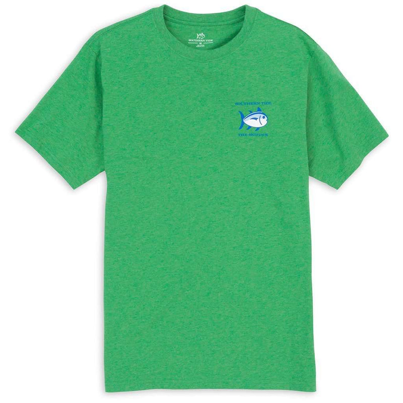 Original Skipjack Tee in Heathered Green by Southern Tide - Country Club Prep