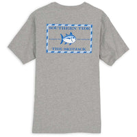 Original Skipjack Tee in Heathered Grey by Southern Tide - Country Club Prep