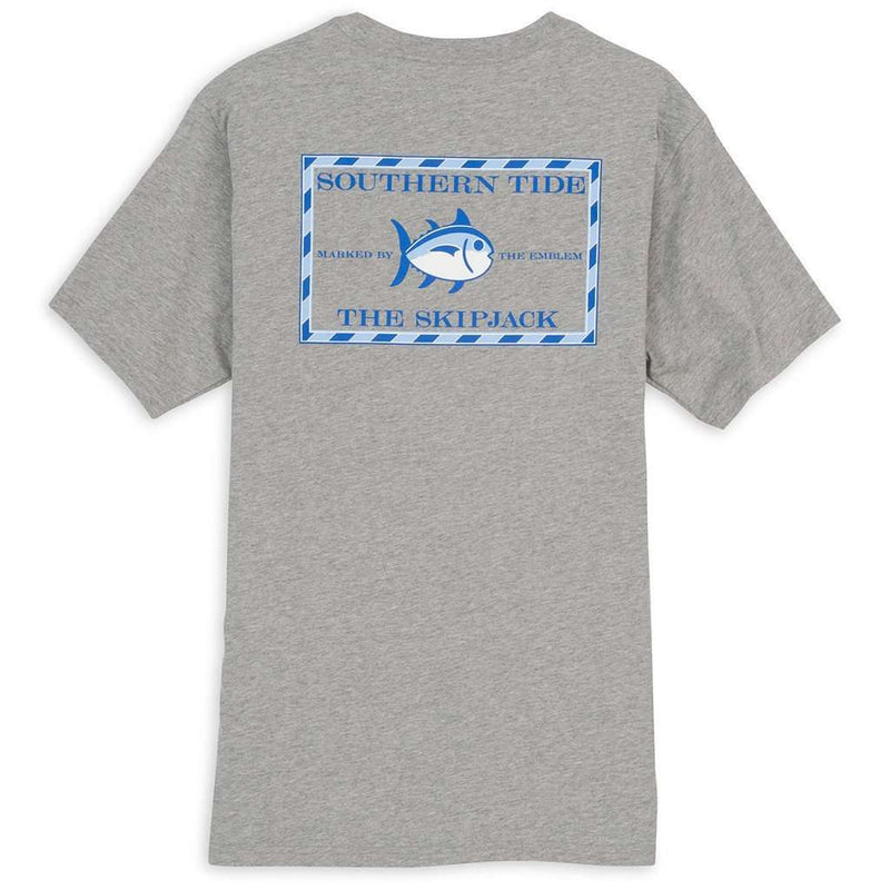 Original Skipjack Tee in Heathered Grey by Southern Tide - Country Club Prep