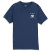 Original Skipjack Tee in Heathered Navy by Southern Tide - Country Club Prep