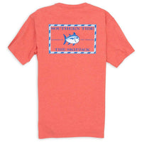 Original Skipjack Tee in Heathered Red by Southern Tide - Country Club Prep