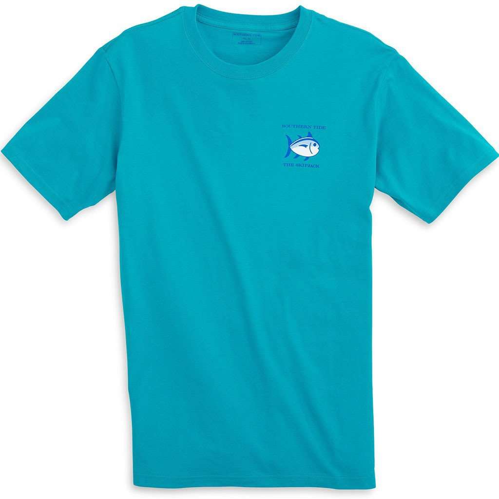 Original Skipjack Tee Shirt in Cool Breeze by Southern Tide - Country Club Prep
