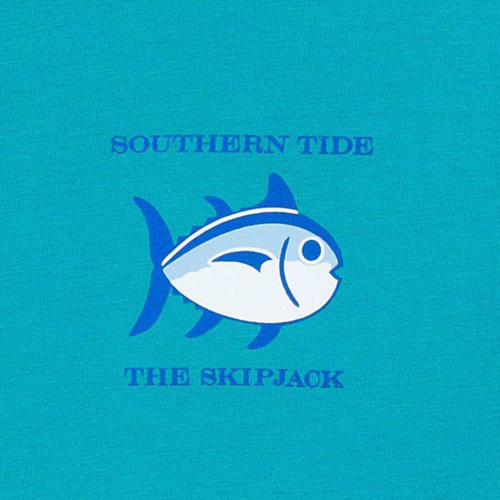 Original Skipjack Tee Shirt in Cool Breeze by Southern Tide - Country Club Prep