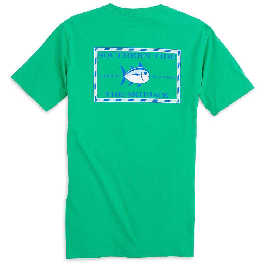Original Skipjack Tee Shirt in Grass Green by Southern Tide - Country Club Prep