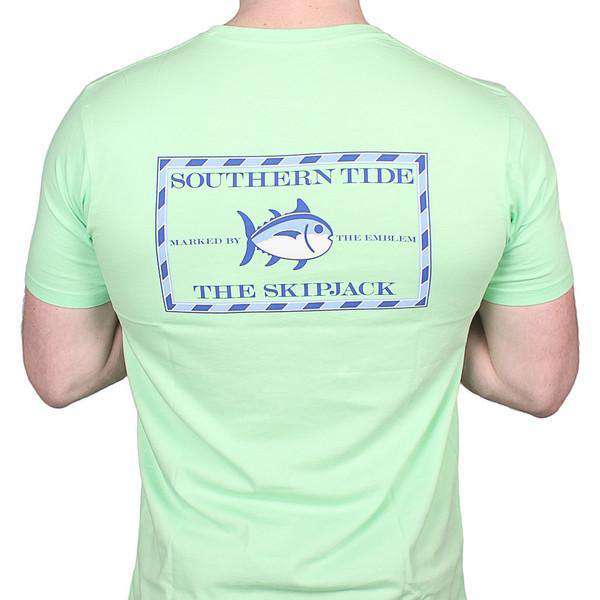 Original Skipjack Tee Shirt in Lime by Southern Tide - Country Club Prep