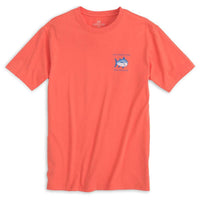 Original Skipjack Tee Shirt in Melon by Southern Tide - Country Club Prep